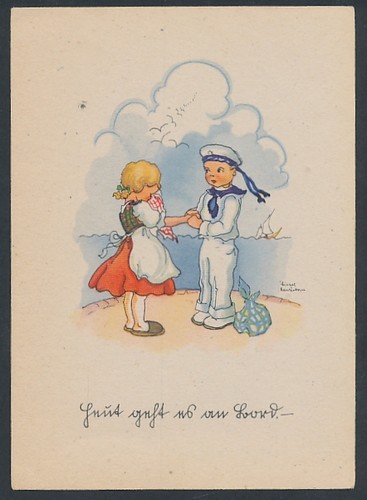 Künstler liesel - künstler-ak,