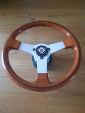 Holz - Lenkrad 521X Ati 2 ITALVOLANTI Superior BMW E12 E21 E23 E24 Oldtimer 