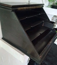 Schreibtisch Sekretär Tischsekretär antiker Schreibtisch Organizer + Schlüssel