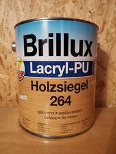 Brillux Lacryl-PU Holzsiegel 264 - glänzend - 3 L Neu! 