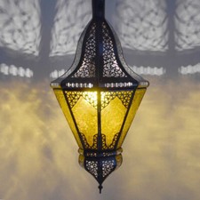 Orientalische Lampe Orange