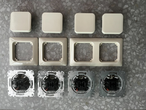 Merten system cremeweiß - system, m