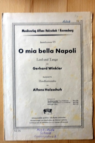 Mia bella napoli noten - o, für