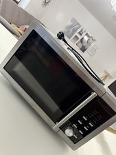 Medion Mikrowelle mit Grill, Silber, Außenmaße 46cm BreitX31cm TiefX29cm Hoch