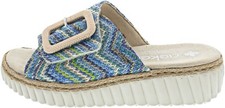Rieker Damen Pantolette blau