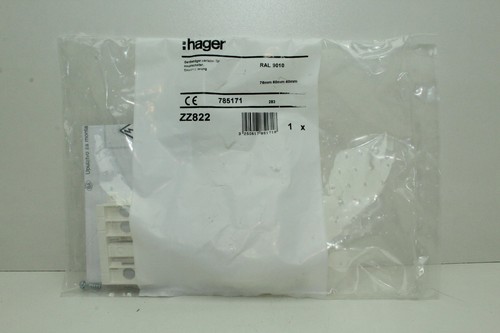 Hager zz822 geräteträger - hager, f