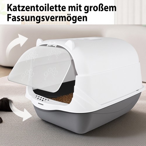 Katzen klo mit deckel - katzen,