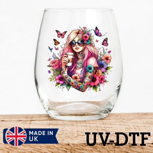 Blumenmädchen stück dtf - uv,