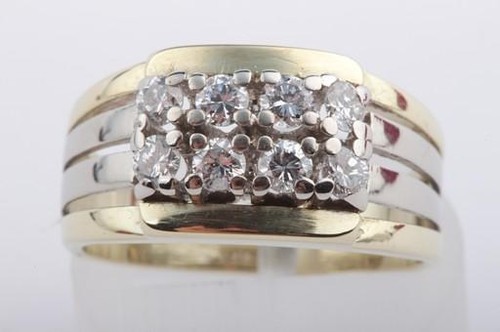 Brillant diamant ring 585 - ring,