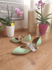 Tiggers Pumps Schuhe Damen Leder Elegante Pumps Halbschuhe grün Gr. 40