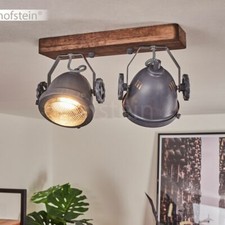 Flur Dielen Strahler Holz/grau