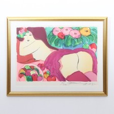 WALASSE TING, Liegende Frau, Hand-signert original lithografie nummer 4/200