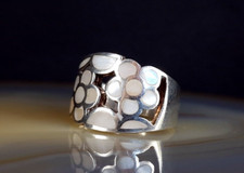 Ring Silber 925 Perlmutt