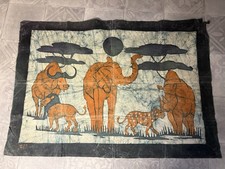 Afrikanische Kunst Batik Tuch