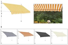 Balkonmarkise Klemmmarkise mit