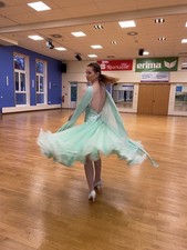 Turniertanzkleid Standard, mit Floater