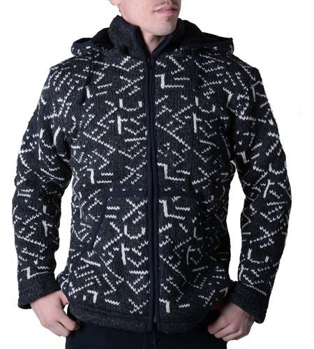 Herren strickjacke wolljacke - herren,