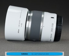 Nikon 1 NIKKOR VR 30-110 mm F 3.8-5.6 VR Objektiv Sehr Guter Zustand Weiß