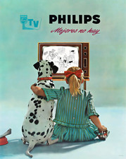 Philips TV Poster Vintage