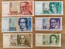 Deutsche Mark Schein Banknote