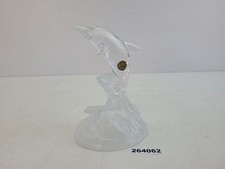 Glasfigur Delphin springend