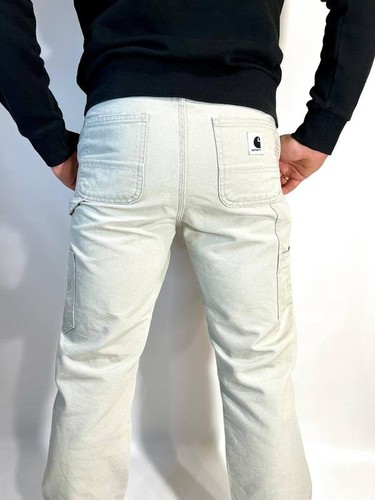Men carhartt jeans white denim - men,