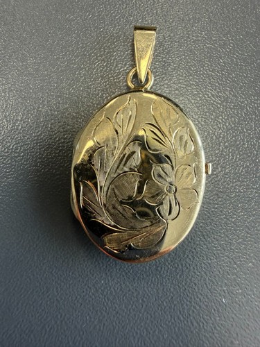 Medaillon anhänger 585 - anhänger, gold