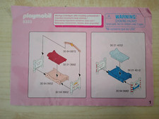 Playmobil Bauanleitung 5333 Kinderzimmer A6 , 4 Seiten