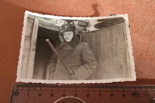 Tolles altes foto soldat - foto, mit