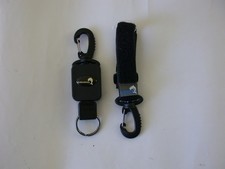 Aquatool Retractor mit Edelstahlsehne + Klettschlaufe Taucher Outdoor