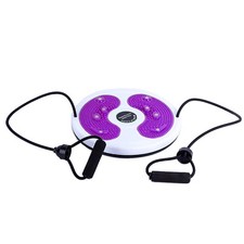 Twister mit Seil und Handgriff, weiß-lila, ø 280 mm, Dicke 32 mm, gbr mit 2JG