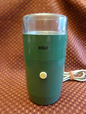 Braun Aromatic KSM 1 G Kaffeemühle grün 60er Jahre Entwurf Reinhold Weiss