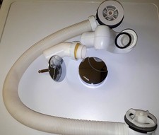 Wirquin Badewanne Ablaufgarnitur Excentergarnitur Überlaufgarnitur ca 70cm