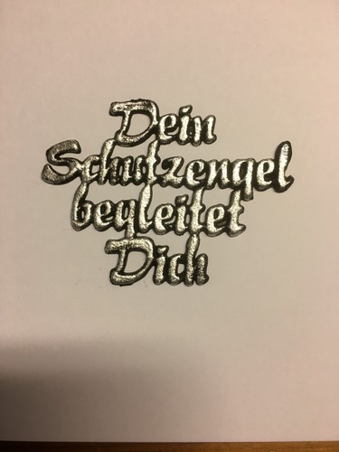 Verzierwachs schriftzug - verzierwachs,