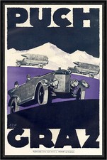 Puch Plakat Gustav Braunbeck