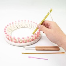 5x Rundstrickwebstuhl Haken Set Webstuhl für Kinder Erwachsene Rundstricken