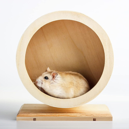 Hamsterrad aus holz ø21cm - aus,
