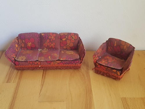 Lundby couch sofa 70er - couch,