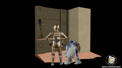 Jabba palace door - door, diorama