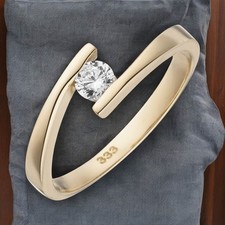 Damen Ring 333 Gold Gelbgold 1