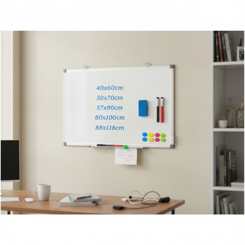 Whiteboard magnetisch 57x90cm - whiteboard,