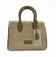 David Jones Handtasche Beige – Teddy Bag – Kuscheloptik