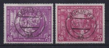 DDR 1950 Leipziger Messe  Mi.-Nr. 248-249 zentrisch O BERLIN W8