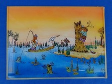 Naive Hinterglasmalerei  27 x