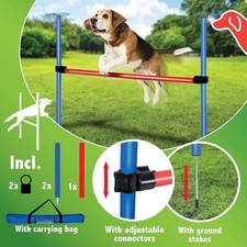 Hundehindernis stangenset - -,