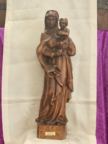 Heiligenfigur holzfigur - heiligenfigur,