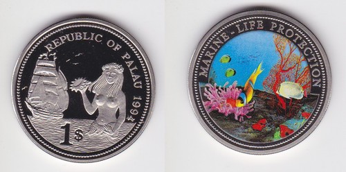 Dollar farbmünze palau - farbmünze,
