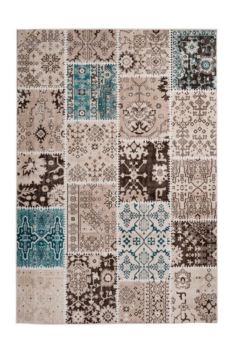 Patchwork teppich kurzflor - teppich,