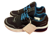 Geox black petrol sneaker - petrol,