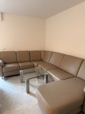 Große Leder Wohnlandschaft /